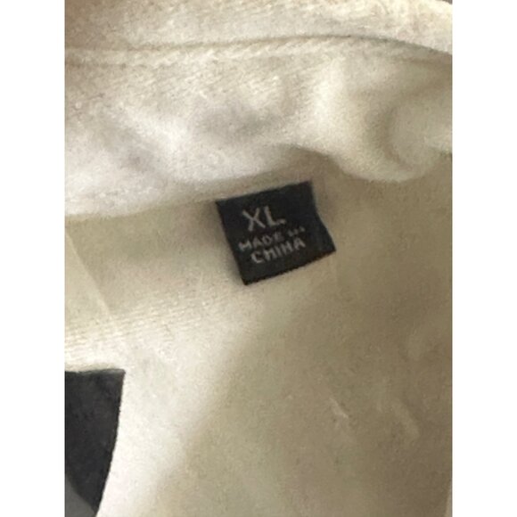 Avirex White Men XL Button Up Short Sleeve Shirt Military Tailored Indie Tiger - Picture 7 of 13